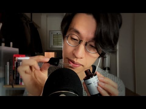 【asmr 日本語 台湾人】ポンコツ店員さんが美容液のご紹介をします