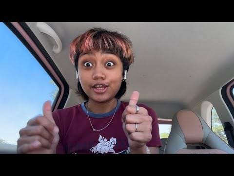 chaotic asmr in a PARKED car