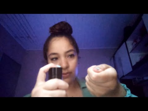 ASMR Alinhando seu cabelo com frizz, com muito spray e mãos, no modo rápido e agressivo+sons de boca