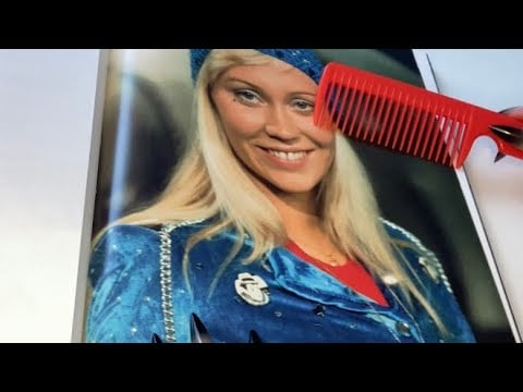 ASMR |  tracing faces with different beauty tools 💄💫, page flipping  (soft spoken)