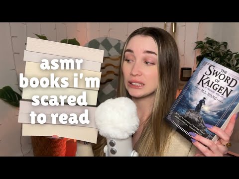 ASMR Popular Books I Am Scared to Read (Book Triggers, Close Whispers)