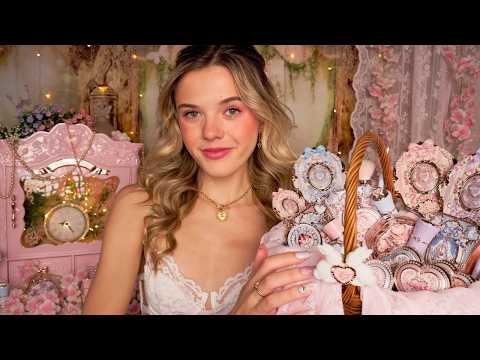 ASMR Giving You A Garden Fairycore Makeover 🧚🏻🌸🐇 (enchanting 1h pampering + giveaway)