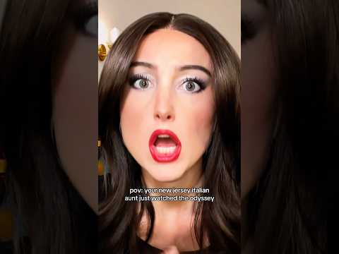 pov: your new jersey italian aunt just watched the odyssey #asmr #theodyssey