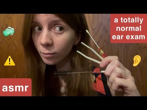 asmr ear exam & cleaning… gone wrong 😬 (lofi roleplay)