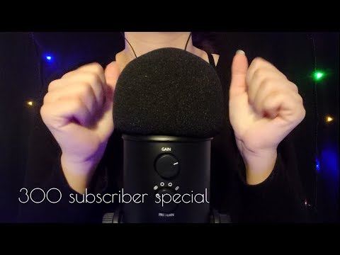 ASMR - Counting, Hand Sounds & Nail Tapping (300 Subscriber Special)