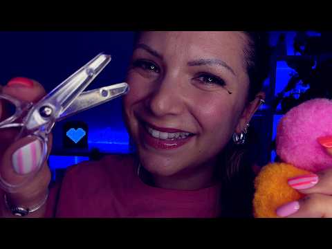ASMR to make your sleepy eyes fall asleep - guess the triggers