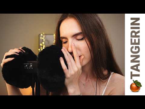 ASMR Mic Scratching / Clothes Scratching / Fluffy Mic Scratching | Tangerin