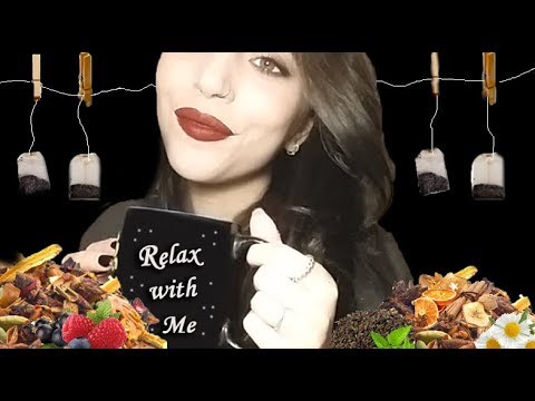 ASMR ITA 🌼 LE MIE TISANE RILASSANTI / Show and Tell / Whispering