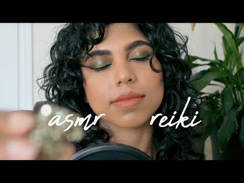 ASMR Reiki For Creating Abundance | Crystal Cleanse, Tarot Reading & Theta Waves 🌿