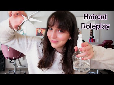 ⭐ASMR Realistic Haircut Roleplay 💇‍♀️ (Binaural layered sounds, Soft spoken)