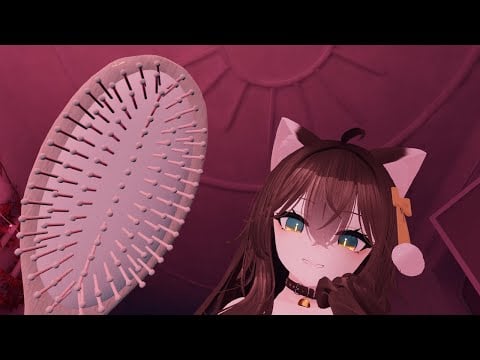 Spa Treatment~ | Soft swooshing noises and hair brush noises | VRChat ASMR
