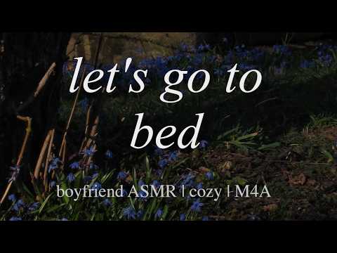 Goodnight Sleepyhead [ASMR] [boyfriend roleplay] [cozy] [sleep aid] [rain] [typing]