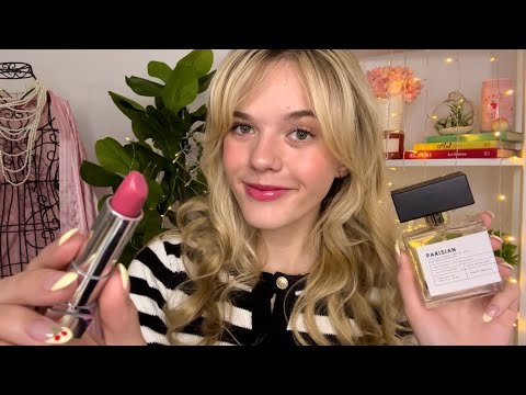 ASMR Doing Your Makeup In French 🥐🇫🇷🍷 (french speaking whispers)