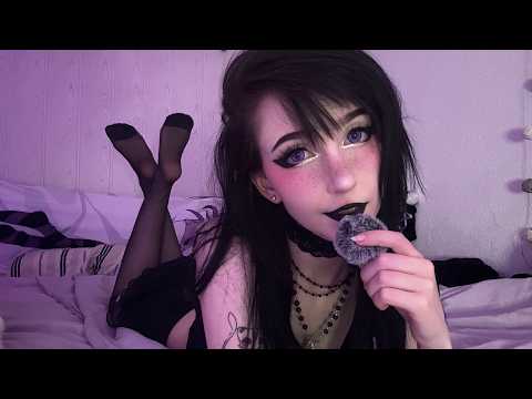 asmr ☾ cute goth girl takes you to bed 💋