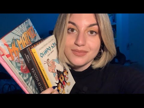 PARLIAMO DI LIBRI 📚 Supereroi, fumetti, mitologia (asmr ita)|| Luvilè ASMR