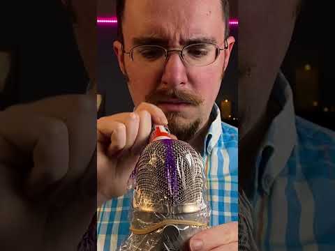 glue on mic #asmr