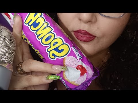 ASMR Comiendo galletas de bombón/malvavisco