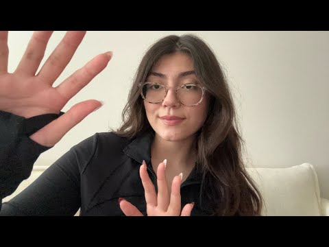 ASMR hand sounds, fabric scratching, hand movements + (fast & chaotic) 