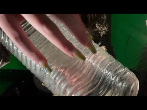 ASMR | Tapping, tracing and scratching on glass for intense tingles [No talking]