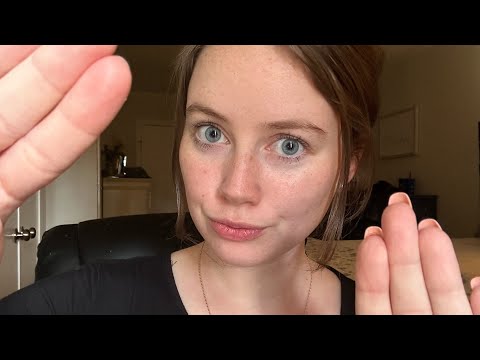 ASMR | Inaudible whispering with hand movements