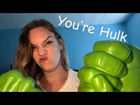 [ASMR] Fast & Aggressive Hand Massage “You’re Hulk” Part 2 (Gloves, Lotion)