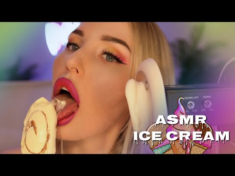 ASMR for sleep | Ice Cream eating 🍦, Mouth Sounds 😋 |