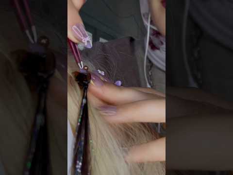 Random things in your hair 💆🏻‍♀️ #asmr #satisfying #visualtingle #tingles #shorts #relax #relaxing