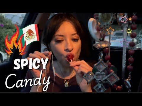ASMR Eating SPICY Mexican Candy 🇲🇽PT.1 (mouth sounds)