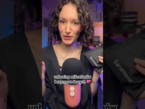 unboxing mikrofonów bezprzewodowych 🌟ASMR po polsku