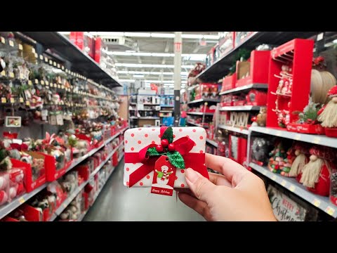 Public ASMR 🎄Christmas Aisle Tap Through 💖Fast & Aggressive Tracing Tapping Scratching
