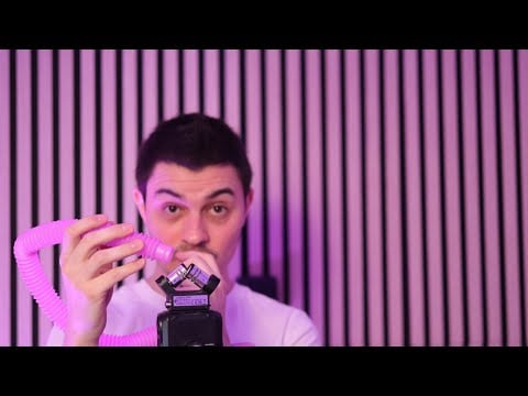 ASMR Soft Taps & Brushes & Mouth Sounds | Zoom H6