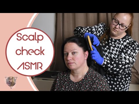 * ASMR * Hair check / Scalp check / Brushing / Real Person / Head Massage / Exam / Unintentional