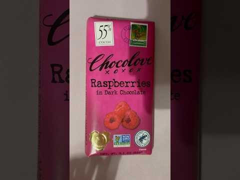 ASMR Tapping On Chocolove - Raspberries In Dark Chocolate #ASMR #Shorts