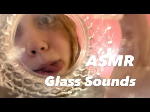 ASMR Glass tapping sounds