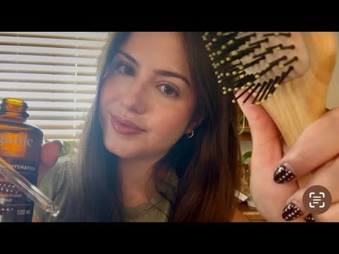 ASMR es Español - Tratamiento y Masaje Capilar Relajante🤎