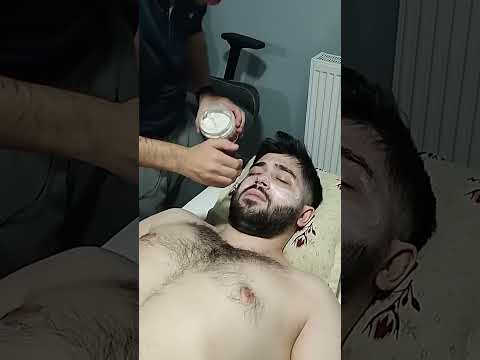 RELAXING FACE AND HEAD TURKISH MASSAGE THERAPY #massage #satisfying #relaxing #asmr #shorts