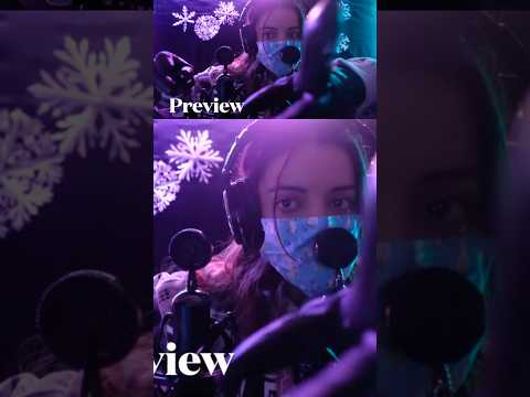 Whispered MASKED ASMR 😷🧤 Leather Gloves Reaching Toward You