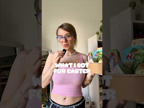 What I got for EASTER 🤤🐰 #asmr #easter