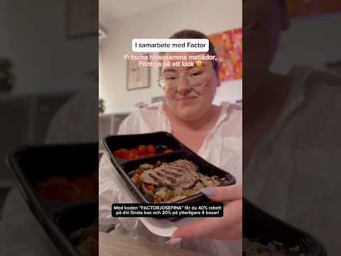 I samarbete med Factor ✨ #factor #factormealsreview #factormeal #asmr #relax #tingles #food #mealbox