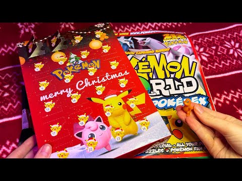 ASMR Pokemon Figure Calendar Unboxing (Whispered)