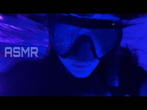 UNDERWATER ASMR at NIGHT ☆ bubbles, hand movements + more