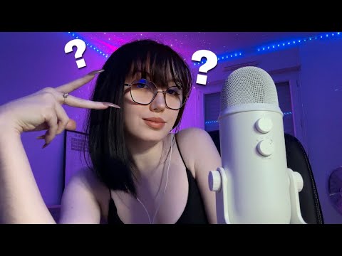 ASMR je te pose des questions personnelles