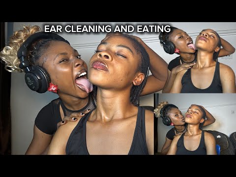 ASMR Deep Ear Cleaning* Ear Flossing, PimplePopping, Head Scratching & Ear Eating nitpicking