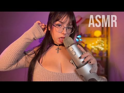 SONS DE BOCA MOLHADOS PARA CANSAR SEUS OUVIDOS | ASMR 💤