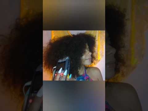 meu cabelo vai te colocar pra dormir ✨😴 #asmr