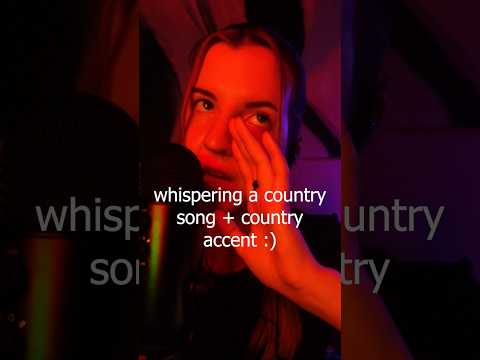 country song but make it asmr *6 months later by megan moroney* #asmr #country #whispering
