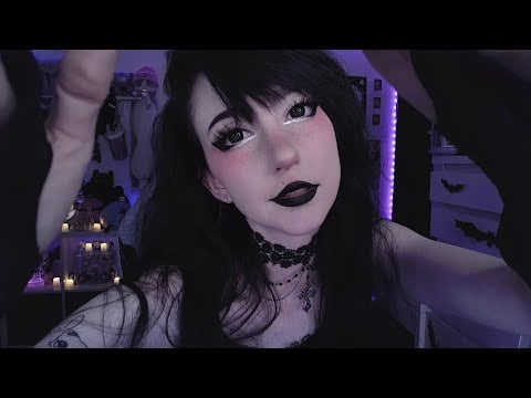 LIVE asmr 💜goth girl here to relax your brain - no thoughts allowed 😴 !socials