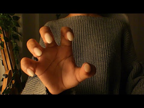 ASMR tapping & scratching your face 💆🌙 (no talking, visual triggers)
