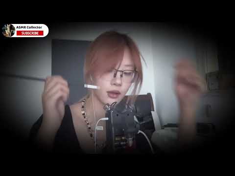 ASMR｜Super comfortable sleep-inducing sound .Use a makeup brush to brush over your ears.