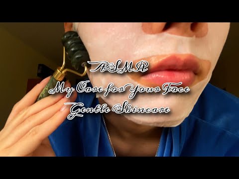 ASMR My Care for Your Face 🫧 Gentle Skincare